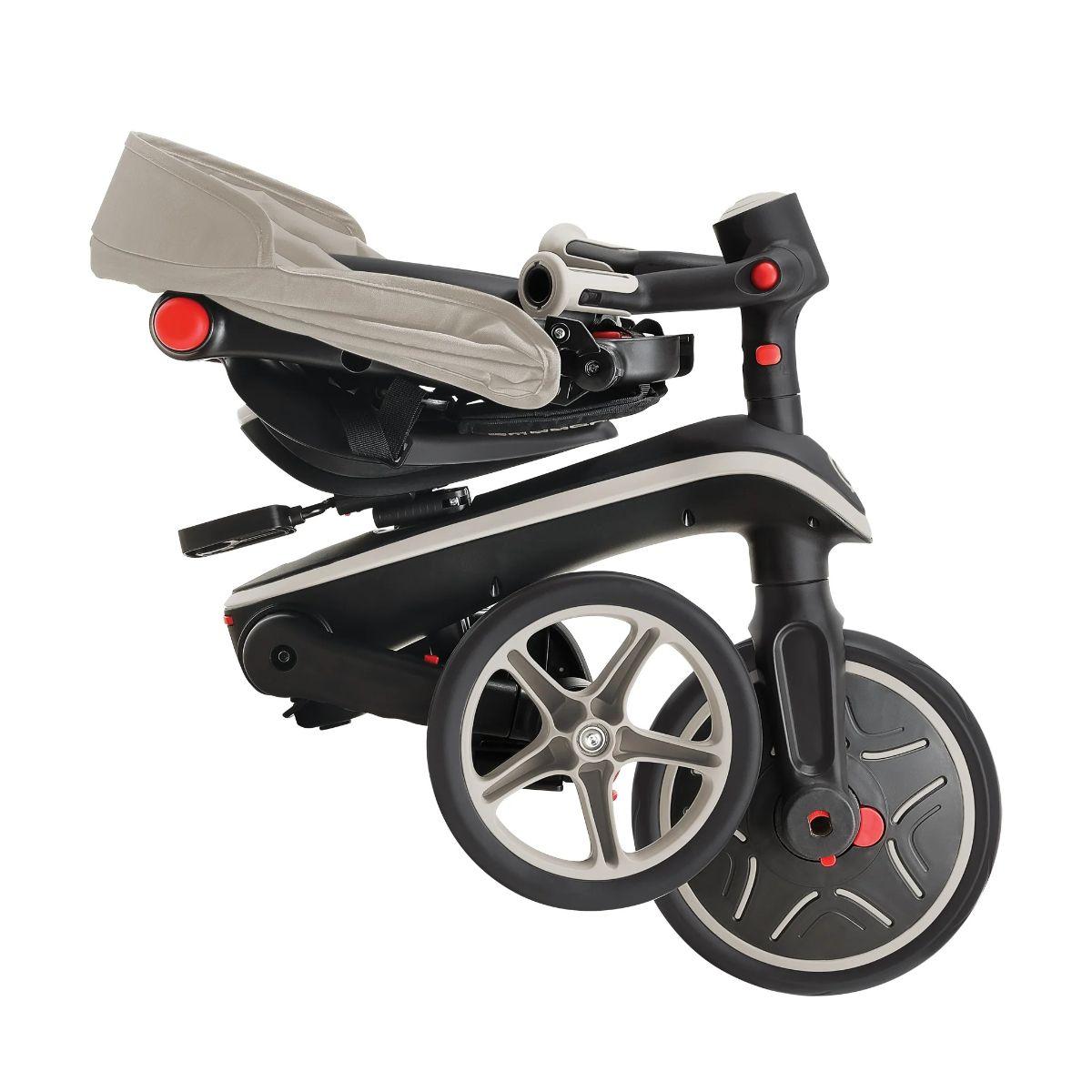 Globber Explorer Trike Foldable 4-In-1 - Taupe | Mothercare 👶